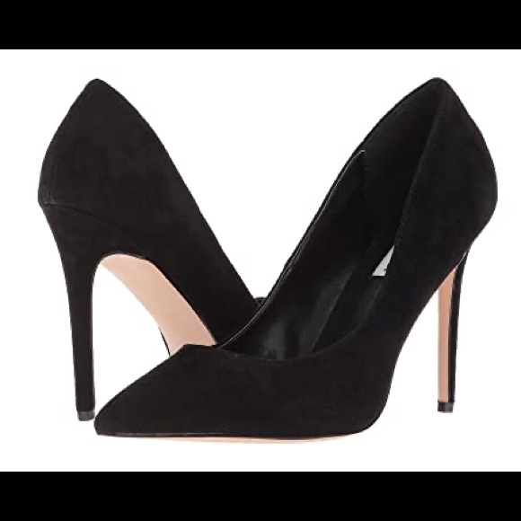 BRAND NEW Steve Madden Poet Heels Size 7.5 - Black - Picture 1 of 9